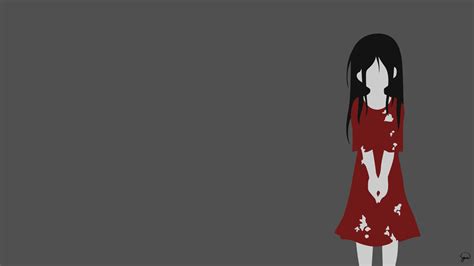 Creepy Anime Girl Wallpaper