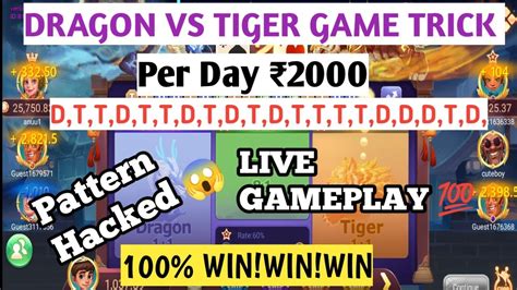 Dragon Vs Tiger Best Trick Ever Dragon Vs Tiger Trick Earn Money