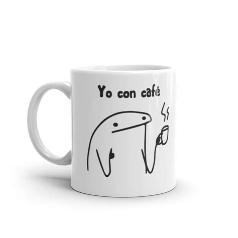 Flork Con Caf Sin Caf Taza Tazas De Caf Divertidas Taza Cafe