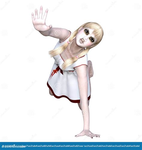 Female zombie stock illustration. Illustration of halloween - 54338725