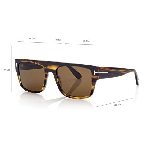 Tom Ford Dunning Sunglasses Occhiali Da Sole Rettangolare Marrone