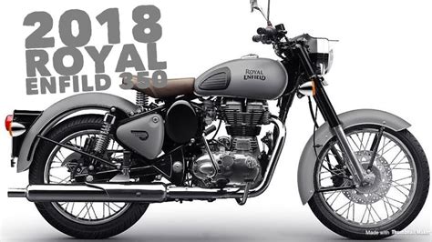 Royal Enfield Classic 350 Gunmetal Colour 2018 Bs4 Model Youtube