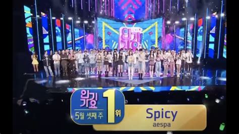 Aespa Spicy Th Win On Sbs Inkigayo Aespa Spicy Th Win On Sbs