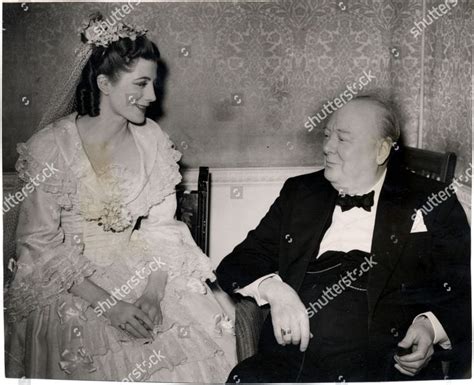Foto stock a tema Sarah Churchill (died September 1982) And Her Father ...