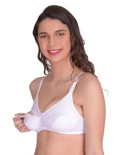 Cotton Super Pc Non Padded White Maternity Bra Size 34b At Rs 62