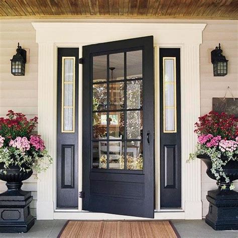 30 Front Door Ideas, Paint Colors for Exterior Wood Door Decoration and ...