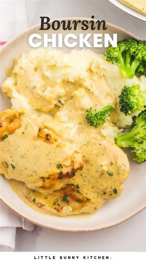 Creamy Boursin Chicken Little Sunny Kitchen