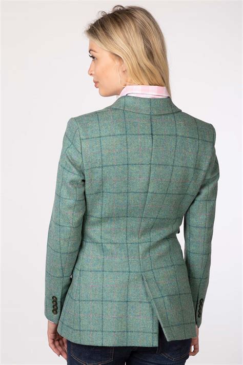 Ladies Long Tweed Blazer Uk Womens Casual Tweed Blazer Rydale