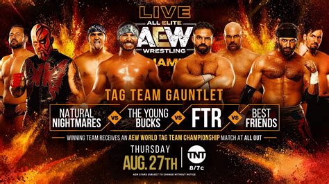 Aew Dynamite Results Aug 27 2020 Gauntlet Match Tpww