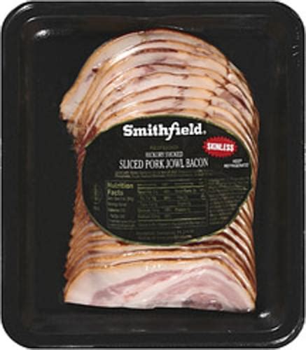 Smithfield Sliced Hickory Smoked Pork Jowl Bacon - 0, Nutrition Information | Innit