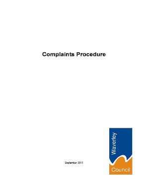 Fillable Online Standards For Managing Complaints Fax Email Print