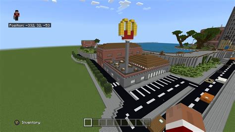 Minecraft Tutorials Mcdonald S How To Make Mcdonald S [restaurant] Youtube