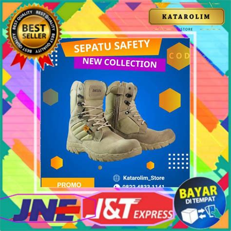 Jual Sepatu Safety Pria Delta Cordura Tinggi 8 Shopee Indonesia