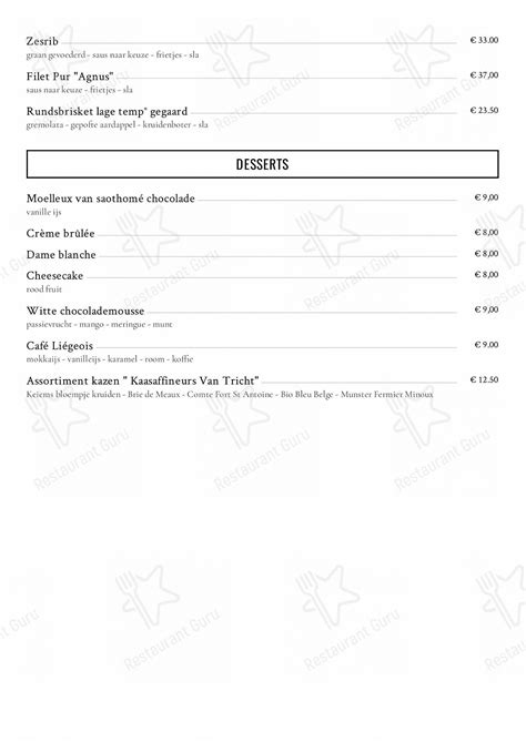 Menu At Vin Perdu Bar Bistro Oud Turnhout Steenweg Op Mol 114