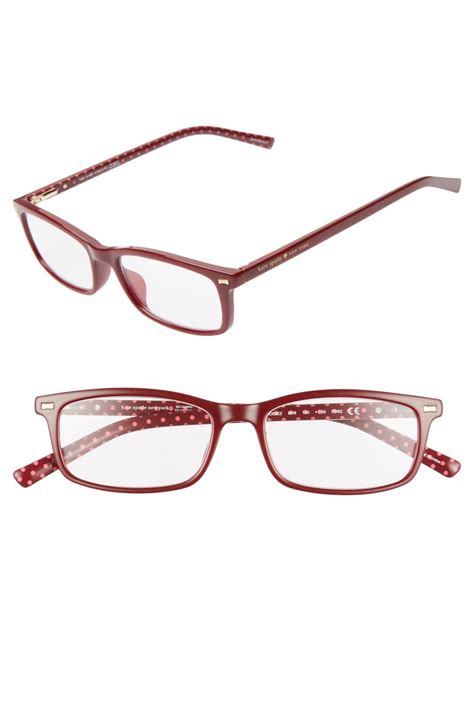 Kate Spade New York Jodie 50mm Rectangular Reading Glasses Nordstrom Stylish Eyeglasses