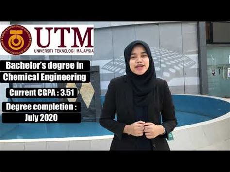 Video Resume Utm Chemical Engineering Nur Huzaifah Binti Ahmad