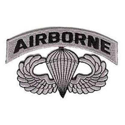 Airborne Wings with Lettering 3.5" Patch - SciFi Geeks