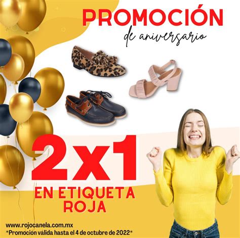 Promoción De Aniversario Rojocanela 2x1 En Prendas Con Etiqueta Roja