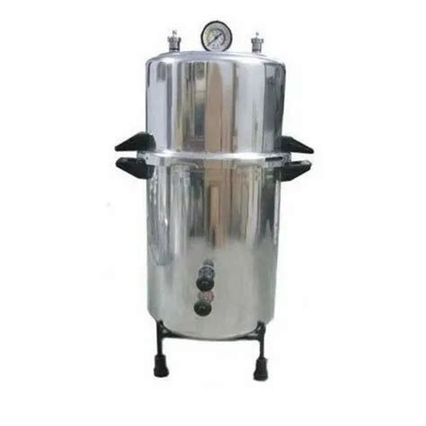 Aluminium Litre Single Wall Vertical Autoclave Kw At Rs