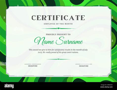 Elegant Certificate Design For Achievement And Appreciation With