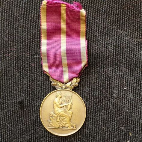 22 15 MÉDAILLE CIVILE française ancienne sociétés musicales et cho