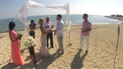 Simple Beach Wedding - YouTube