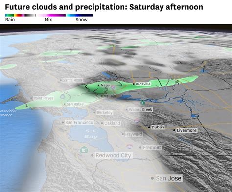 Bay Area weather: Here’s where light rain is expected this weekend