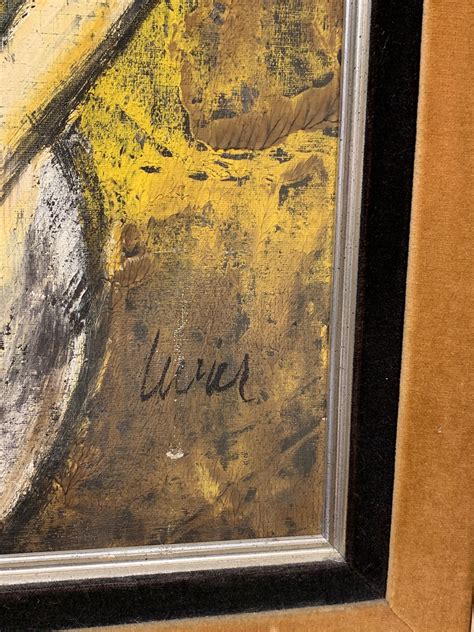 Charles Levier Original Midcentury Female Nude Painting Beverly Hills