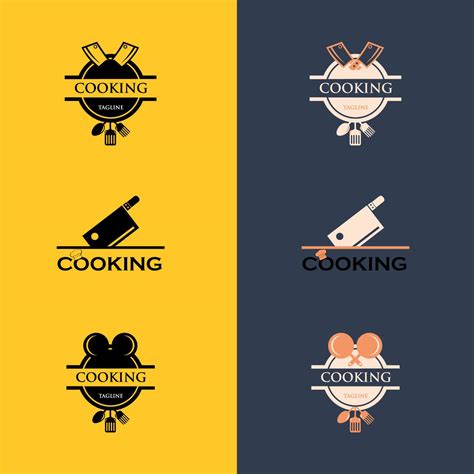 Cooking Logo Icon Or Symbol For Design Menu Restaurant Graphic Logo