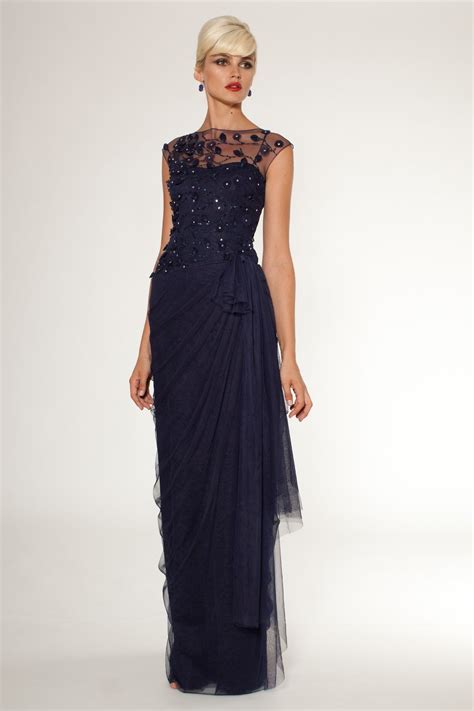 Dark Blue Mother Of The Bride Dresses Fancy Gowns Gowns Mother Of