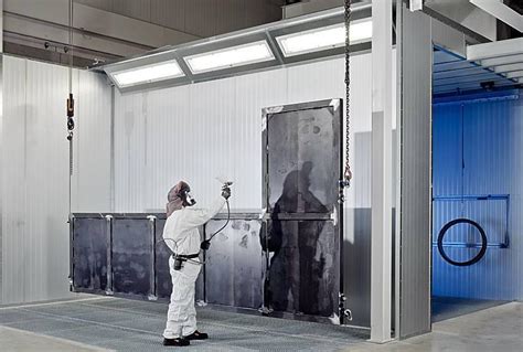 Spray Booth Type Rts With Dry Separation Wet Painting Rippert