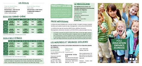 Calaméo Dépliant Pôle Éducation enfance Jeunesse 2023 2024