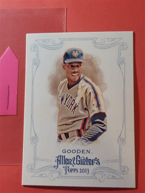 Topps Allen And Ginter Dwight Gooden Cd Ebay