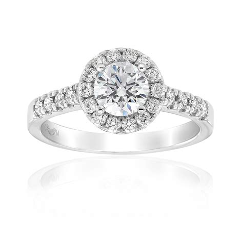 Aura 0 50ct Round Cut Diamond Engagement Ring Gerard Mccabe 559062