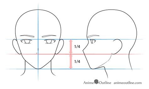 How To Draw Anime And Manga Male Head And Face Shill Art