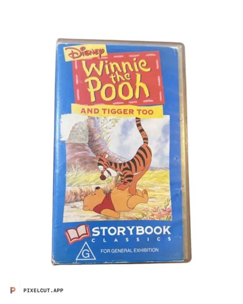 Walt Disney Mini Classics Winnie The Pooh And Tigger Too Vhs