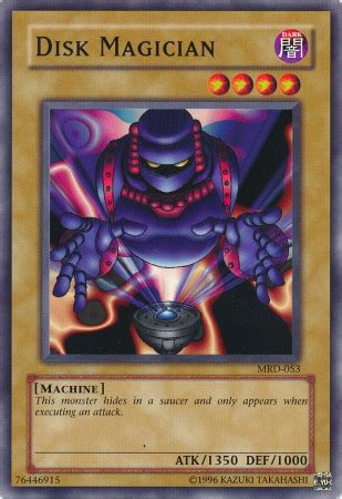 Disk Magician Yu Gi Oh