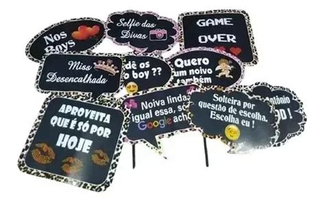 Plaquinhas Divertidas Despedida De Solteira Chá De Lingerie MercadoLivre