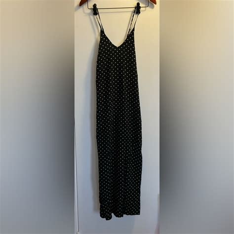 Old Navy Dresses Polka Dot Maxi Slip Dress Poshmark