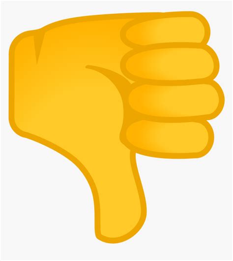 Thumbs Down Emoji Png Thumbs Down Meaning Transparent Png Kindpng