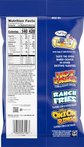 Andy Capps® Cheddar Fries 3 Oz Kroger