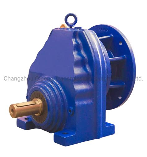 Rx Series Foot Mounted High Speed Helical Gear Reducer China Gearbox