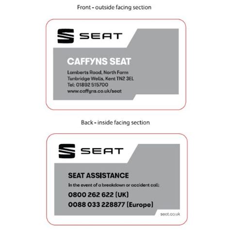 Double Sided Car Service Stickers Bade Newby