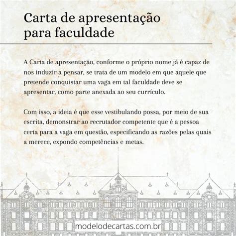 Formato De Carta Para Faculdade