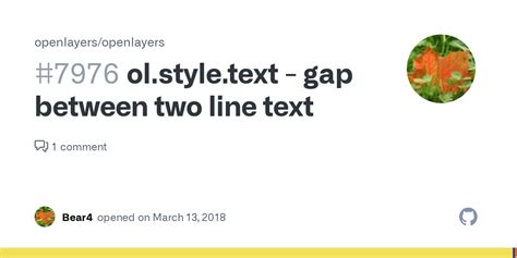 Ol Style Text Gap Between Two Line Text Issue 7976 Openlayers