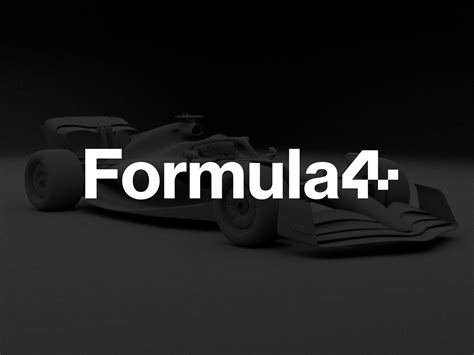 Formula 4 Racing Car Logo