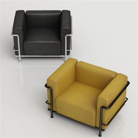 LC3 Le Corbusier Armchair 3d model