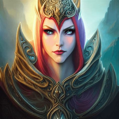 Blood Elf Face World Of Warcraft Fine Art Creative Fabrica