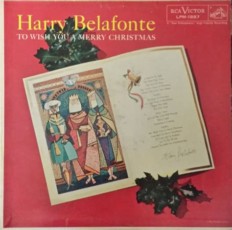 Harry Belafonte To Wish You A Merry Christmas Vinyl Discogs