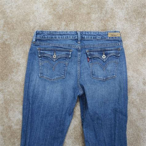 Levis 545 Bootcut Jeans Stretch Denim Blue Womens 1… Gem